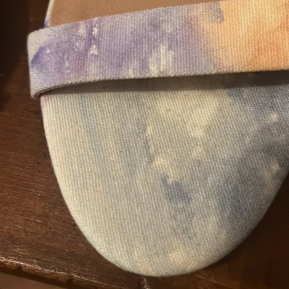 Sandals blend of colours lucite heel Chelsea & violet cv-a more 10 M comfortable - Picture 8 of 9